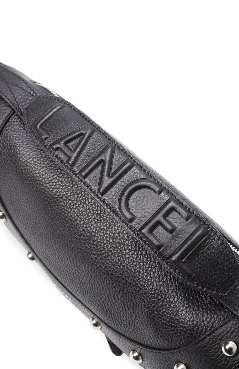 Женская сумка origami small LANCEL черного цвета, арт. A13379 | Фото 3 (Автоматизация ТО: Проставлено; Материал: Натуральная кожа; Автоматизация состава: Проставлено; Ремень/цепочка: На ремешке; Размер: small)