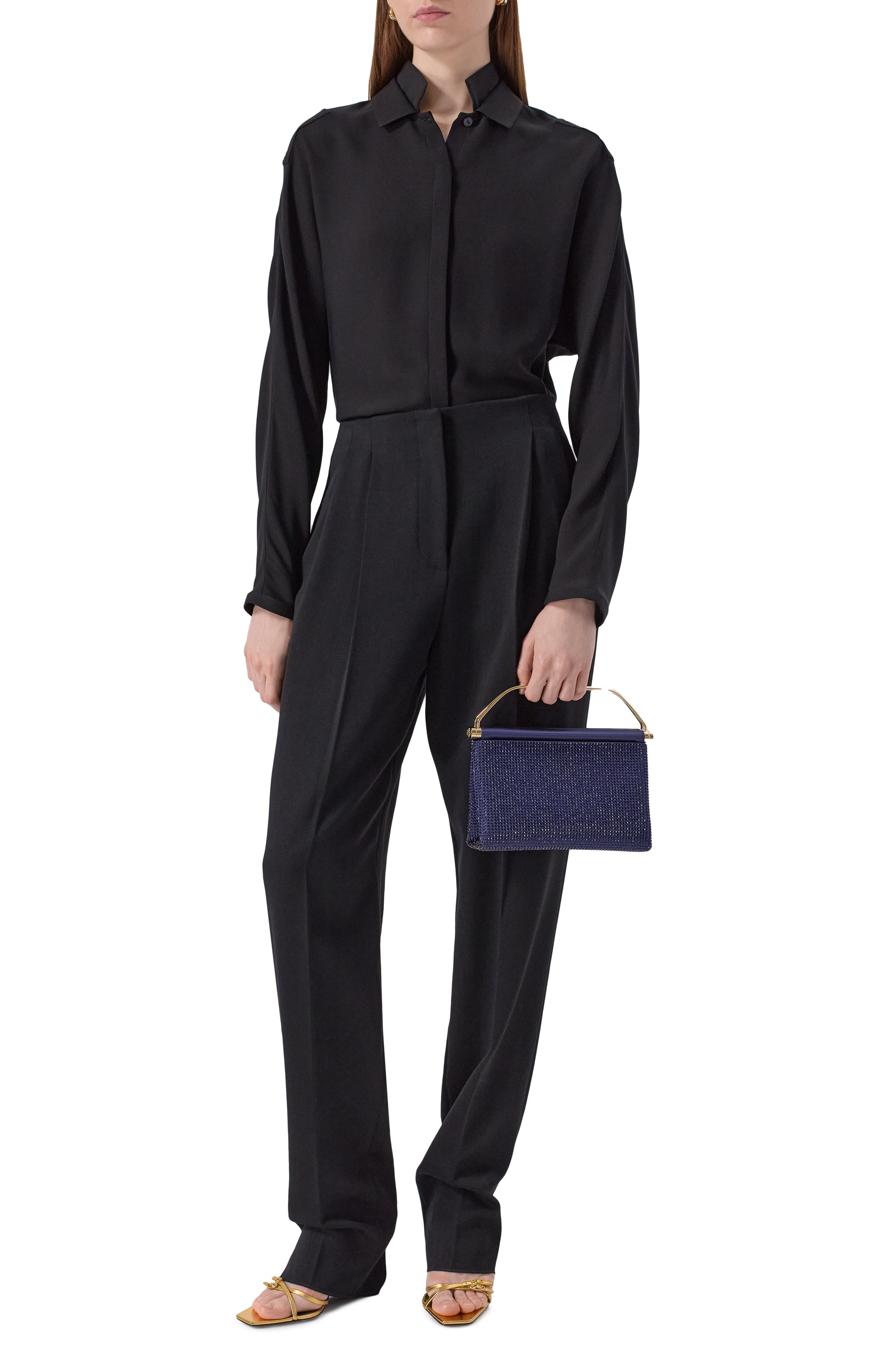 Сумка GIORGIO ARMANI темно-синего цвета по цене 416000 руб., арт. GW000721/AF17674, фото 7 Сумка GIORGIO ARMANI, арт. GW000721/AF17674, фото 7