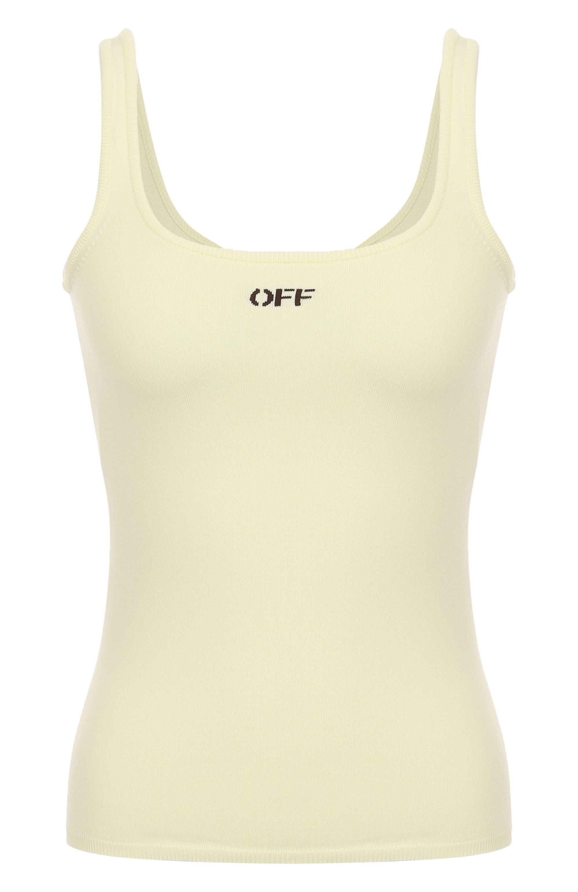 Майка из вискозы OFF-WHITE, арт. 0WHT02DS25KNI001146G, фото 1