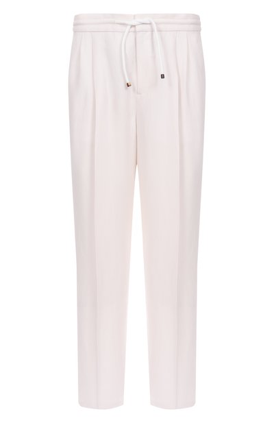 Мужские брюки изо льна и хлопка BRUNELLO CUCINELLI, арт. MH255E1710