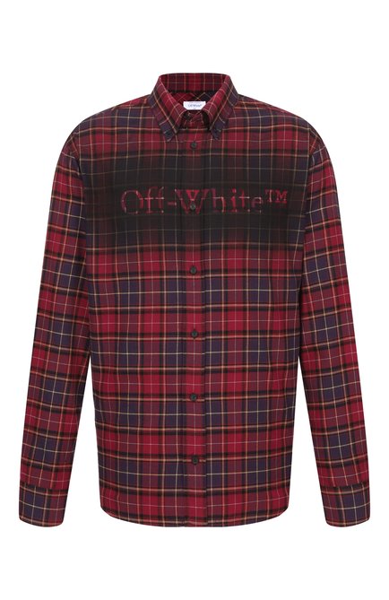 Мужская хлопковая рубашка OFF-WHITE, арт. 0MGE04MF25FAB003