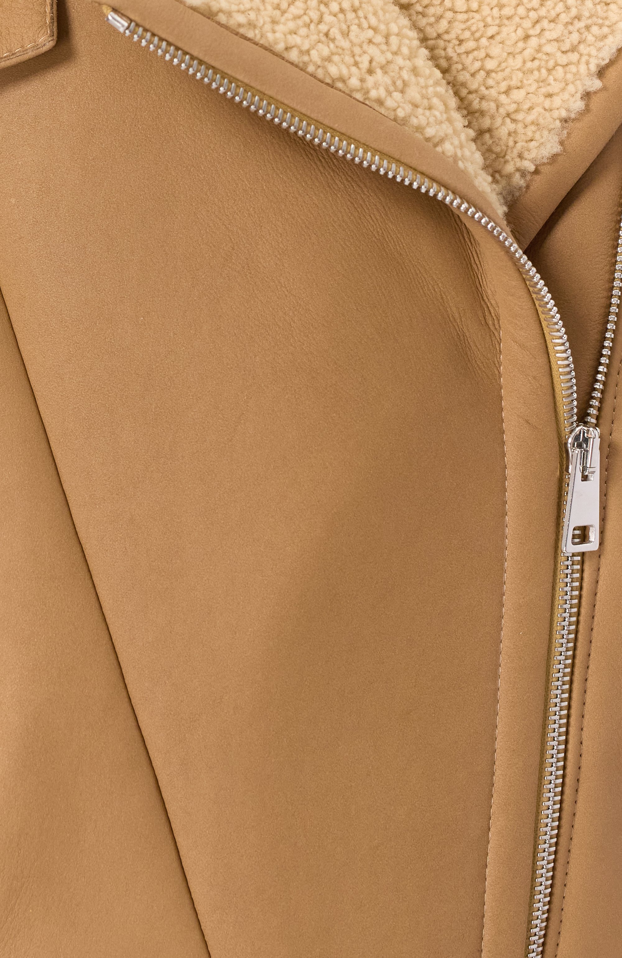 Дубленка из овчины MASLOV бежевого цвета по цене 215010 руб., арт. WS250, фото 6 Дубленка из овчины MASLOV, арт. WS250, фото 6