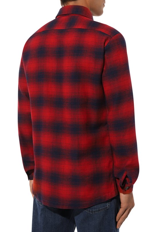 Хлопковая рубашка Brouback 0VER SHIRT/CART.63 0VER SHIRT Красный  0VER SHIRT/CART.63 0VER SHIRT Фото 4