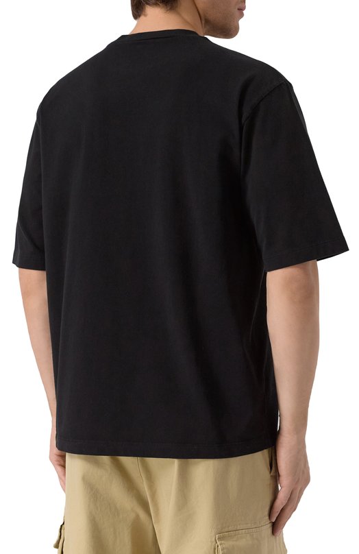 Хлопковая футболка Dsquared2 S74GD1467/S24583 Чёрный  S74GD1467/S24583 Фото 4