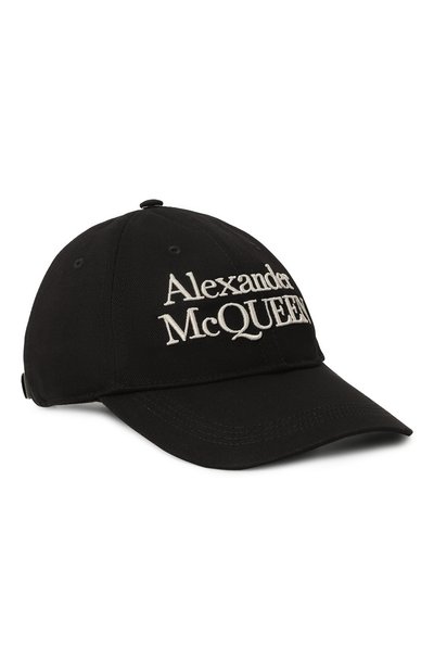 Мужская хлопковая бейсболка ALEXANDER MCQUEEN, арт. 688658/4105Q
