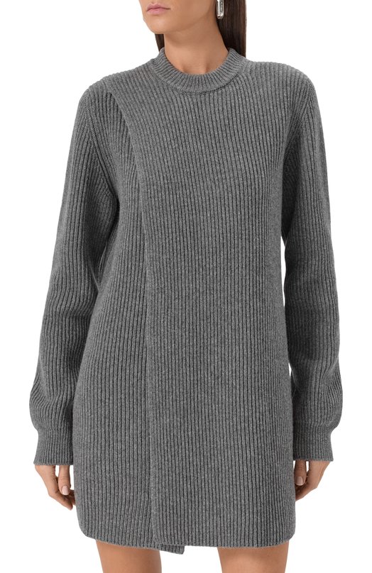 Шерстяное платье Jil Sander J02GP0239/J14737 Серый  J02GP0239/J14737 Фото 3