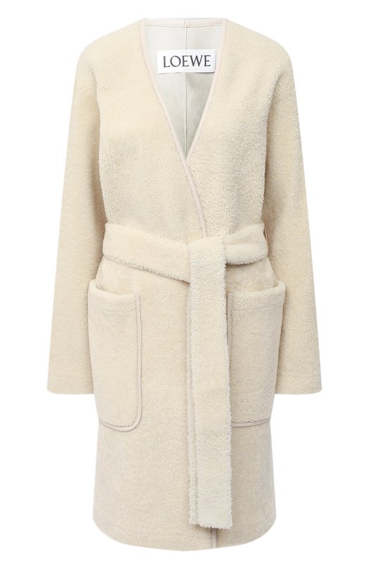

Шуба из овчины Loewe, Кремовый