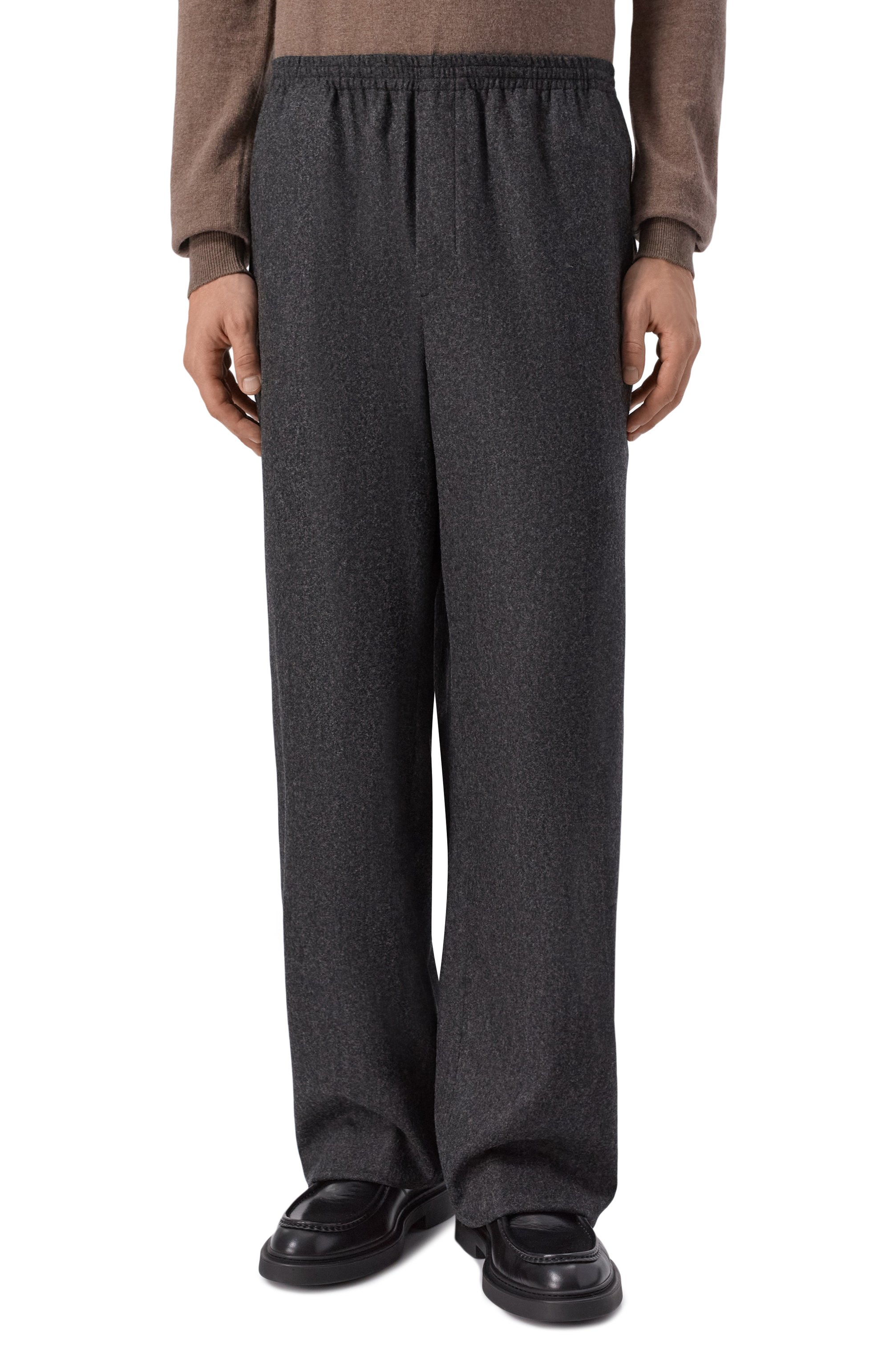 Хлопковые брюки JIL SANDER темно-серого цвета по цене 227000 руб., арт. J22KA0406/J40333, фото 3 Хлопковые брюки JIL SANDER, арт. J22KA0406/J40333, фото 3