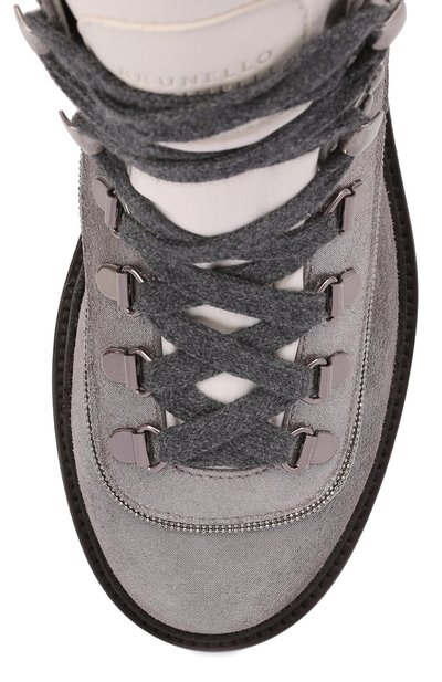 Кожаные ботинки BRUNELLO CUCINELLI, арт. BZMIL1G026, фото 4