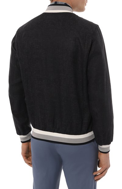 Льняной бомбер ZILLI, арт. B0M01BM0800VZL0T1, фото 4