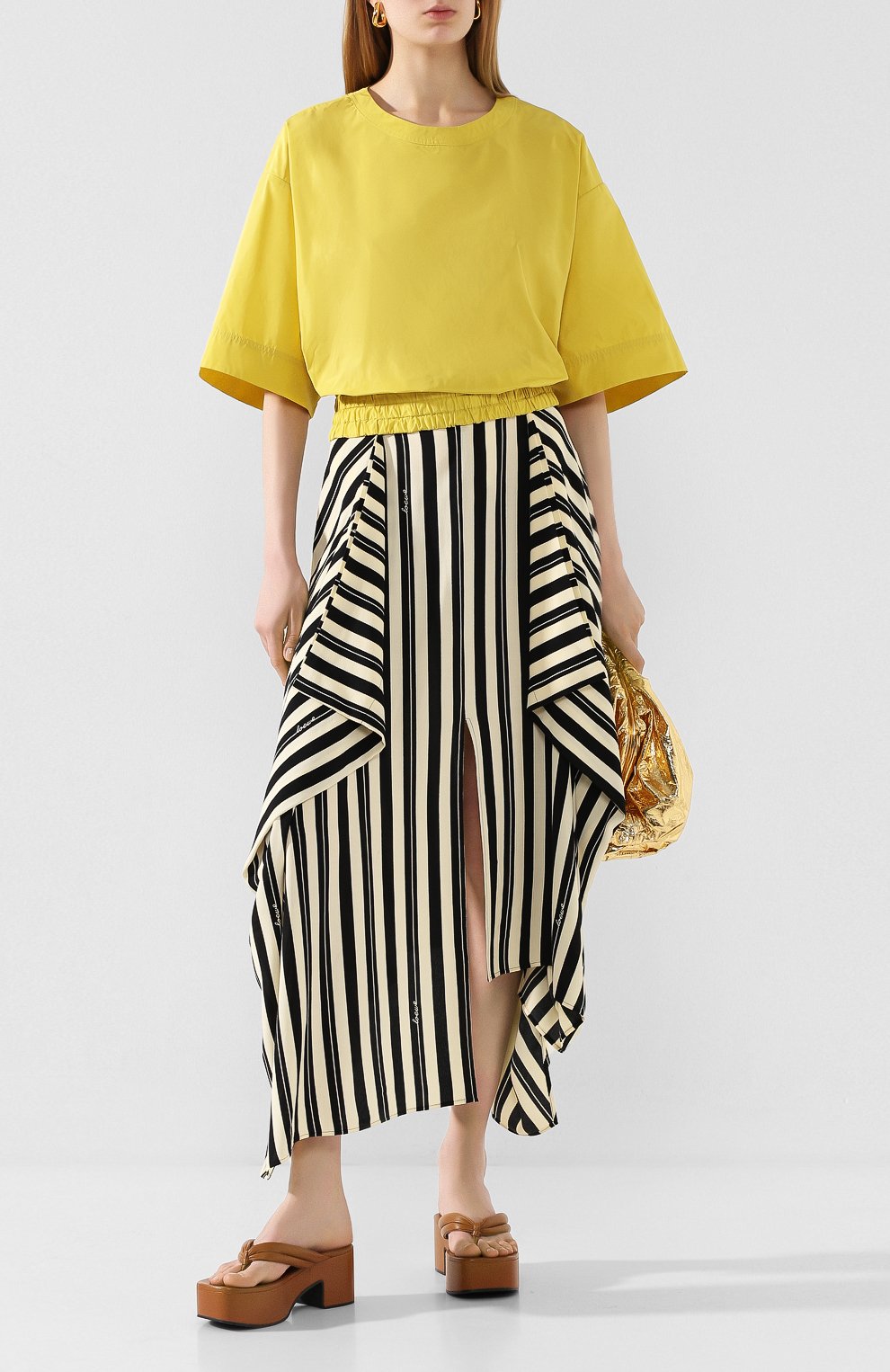 Топ DRIES VAN NOTEN желтого цвета по цене 34550 руб., арт. 201-10729-9383, фото 2 Топ DRIES VAN NOTEN, арт. 201-10729-9383, фото 2