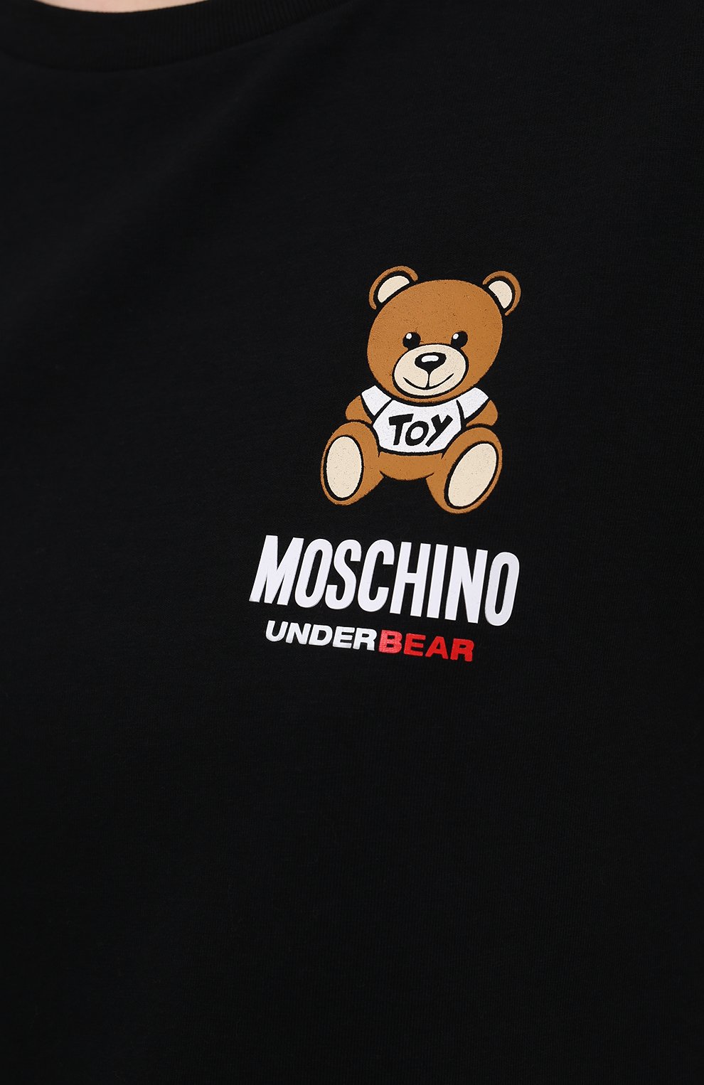 Хлопковая футболка MOSCHINO, арт. A1912/9021, фото 5