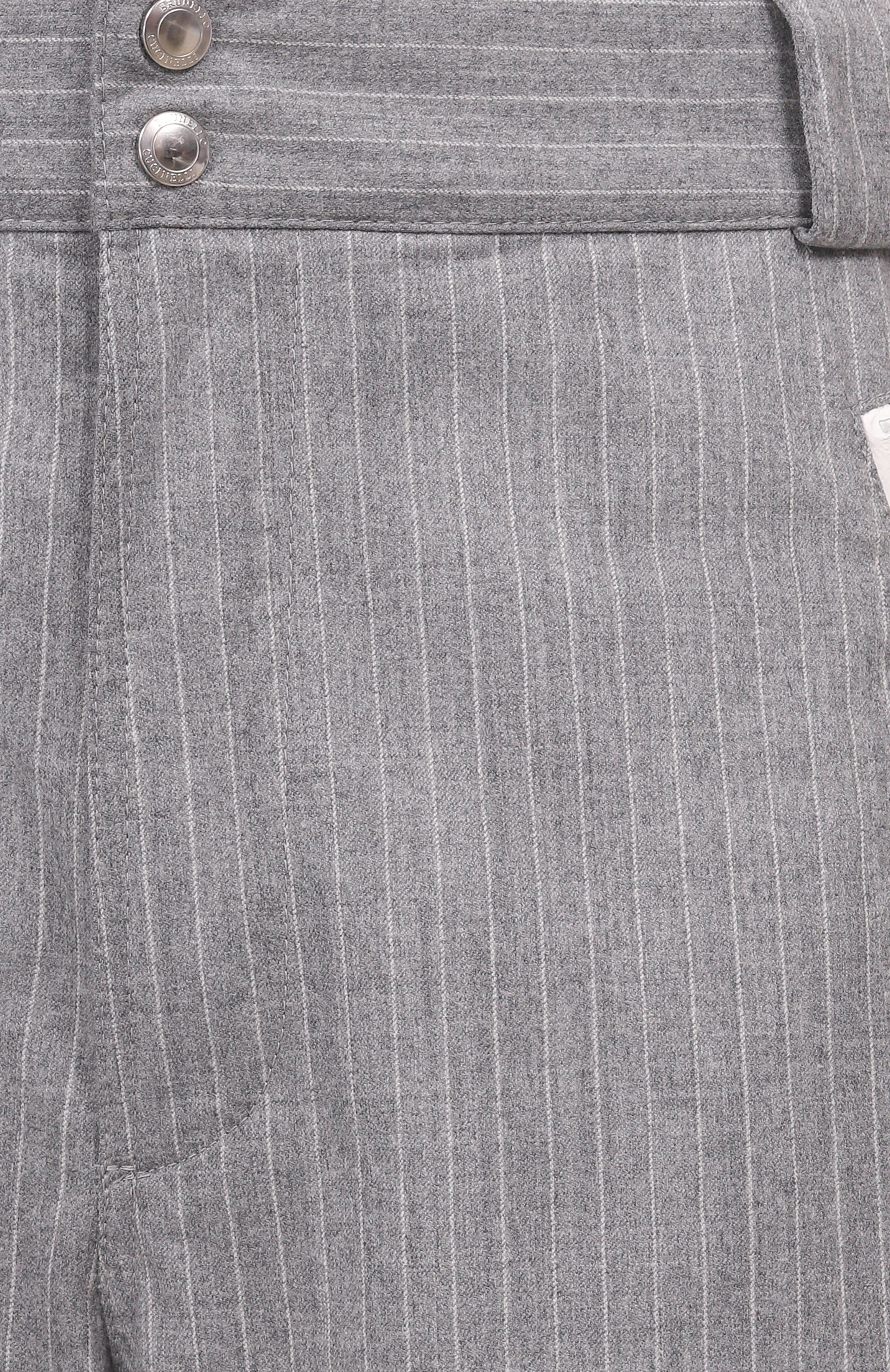 Шерстяные брюки BRUNELLO CUCINELLI, арт. M421MKP05, фото 6