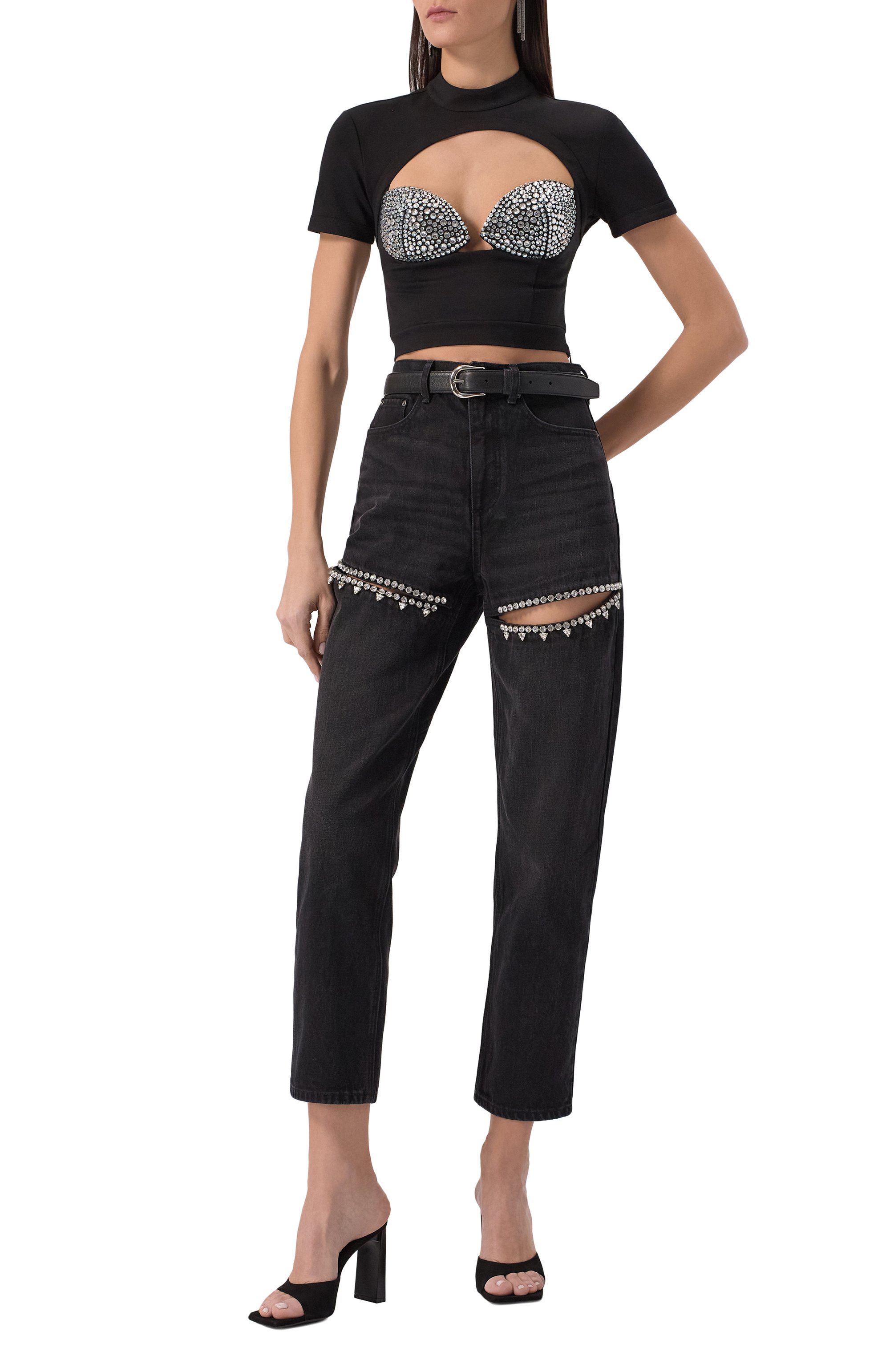 Замшевые мюли kristal MATTIA CAPEZZANI, арт. W477/CAM0SCI0, фото 2