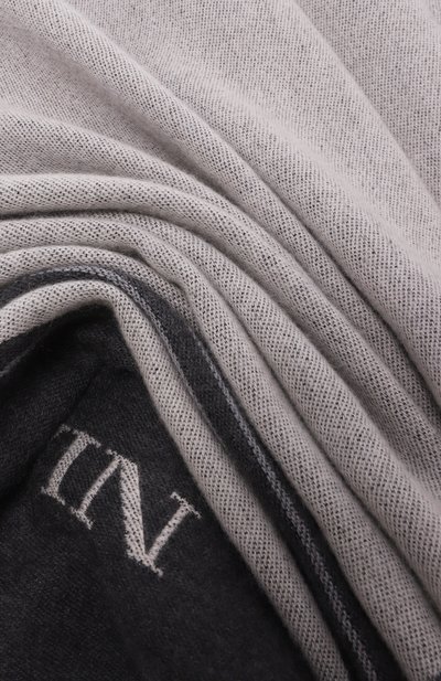 Шерстяной шарф LANVIN серого цвета по цене 35750 руб., арт. 710003784, фото 3 Шерстяной шарф LANVIN, арт. 710003784, фото 3