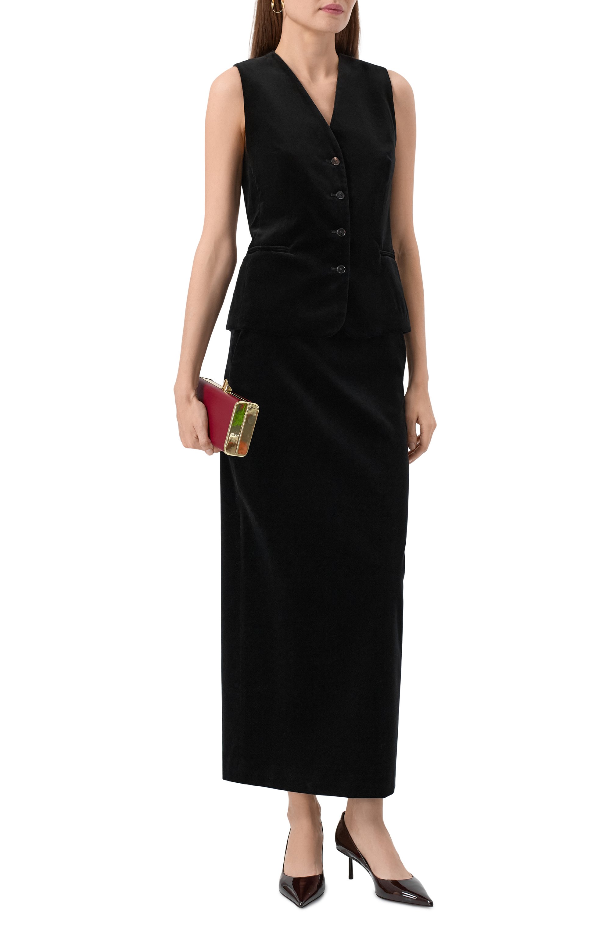 Бархатный жилет ANTONELLI FIRENZE, арт. N3587P/682B, фото 2