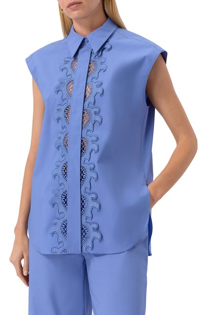 Хлопковая рубашка DOROTHEE SCHUMACHER, арт. 948236, фото 3