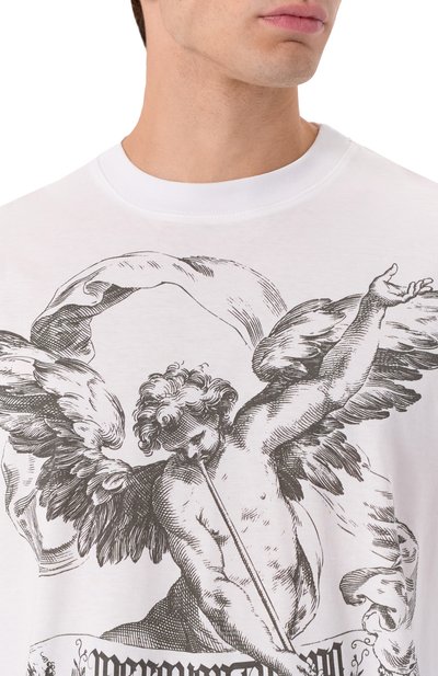 Хлопковая футболка DIEGO VENTURINO, арт. DVTS0DVVP, фото 5