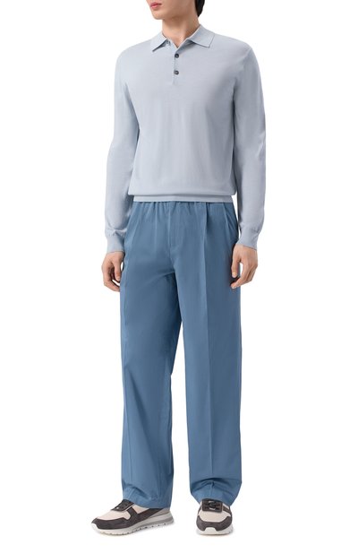 Хлопковые брюки 12 STOREEZ, арт. 135918, фото 2