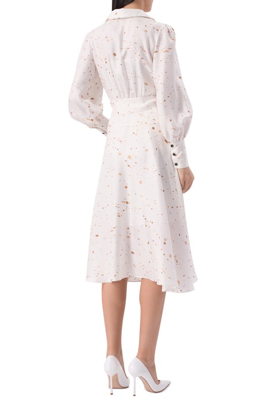 Шелковое платье Kiton D61301K0999G04 Белый  D61301K0999G04 Фото 3