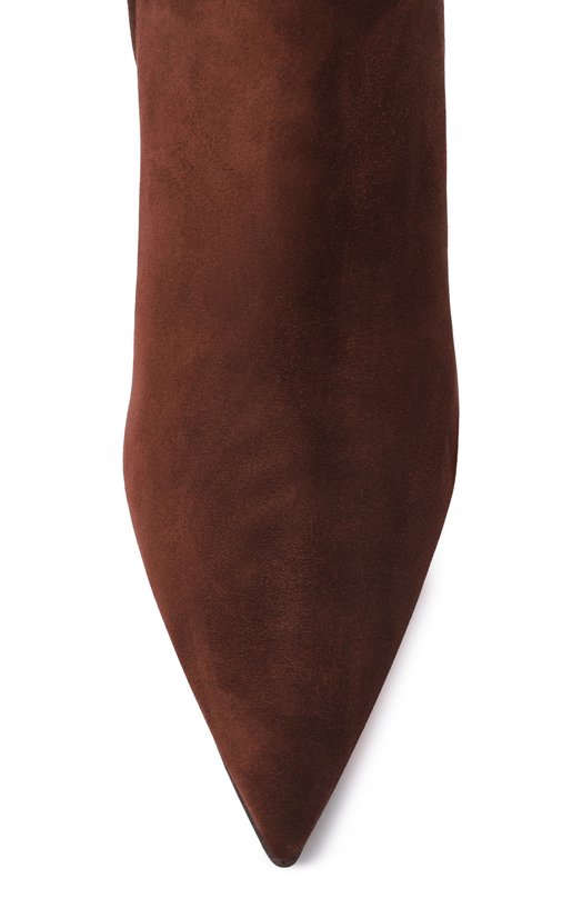 Замшевые ботильоны Santoni WTIG71908HI2NHZW Коричневый  WTIG71908HI2NHZW Фото 6