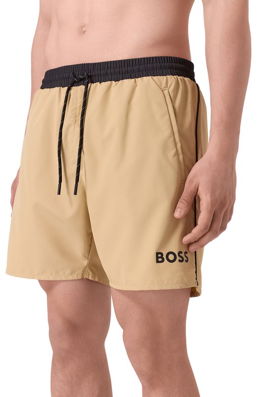 Плавки-шорты BOSS 50515191 Бежевый  50515191 Фото 2
