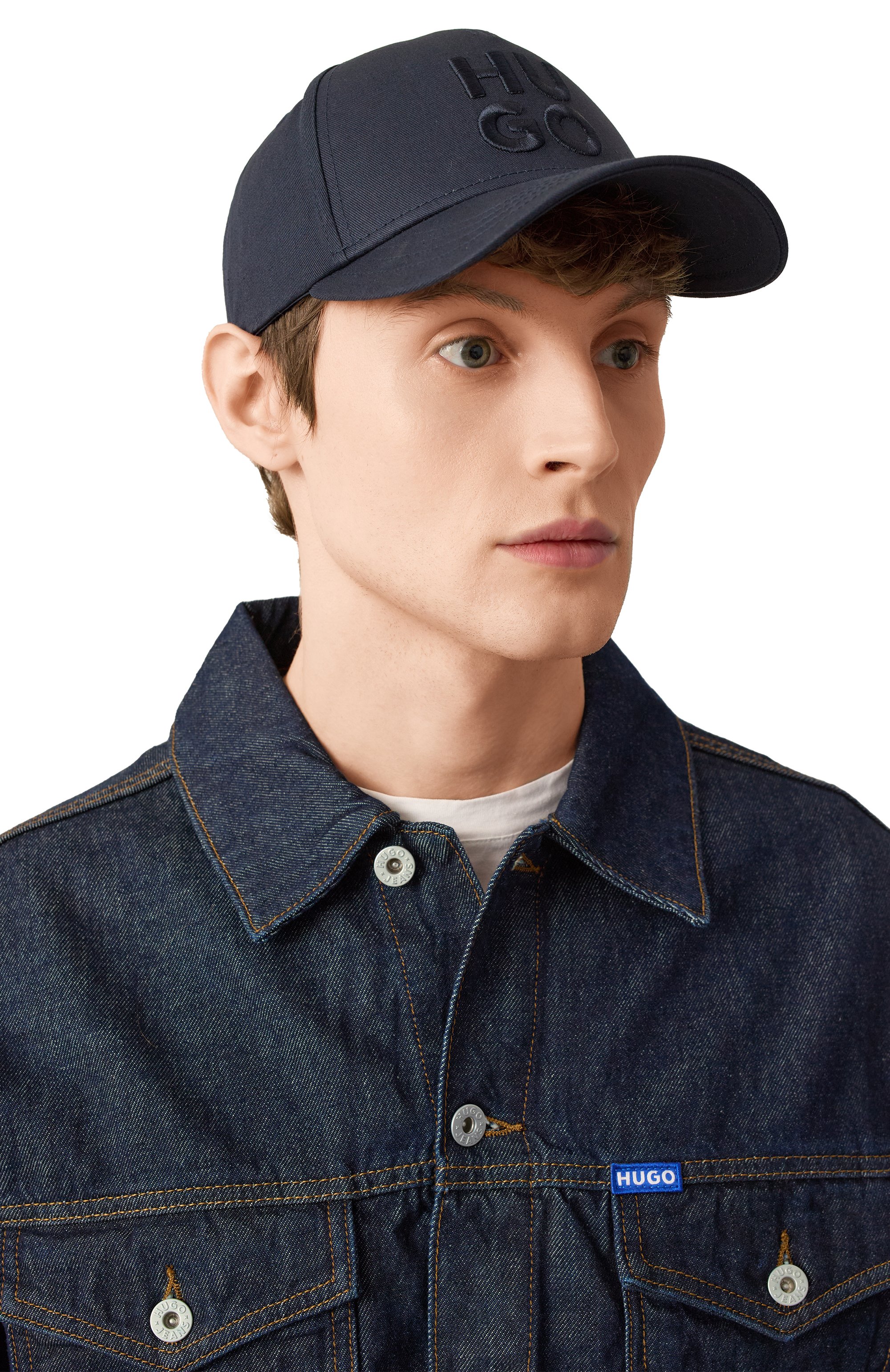 Хлопковая бейсболка HUGO, арт. 50533409, фото 2
