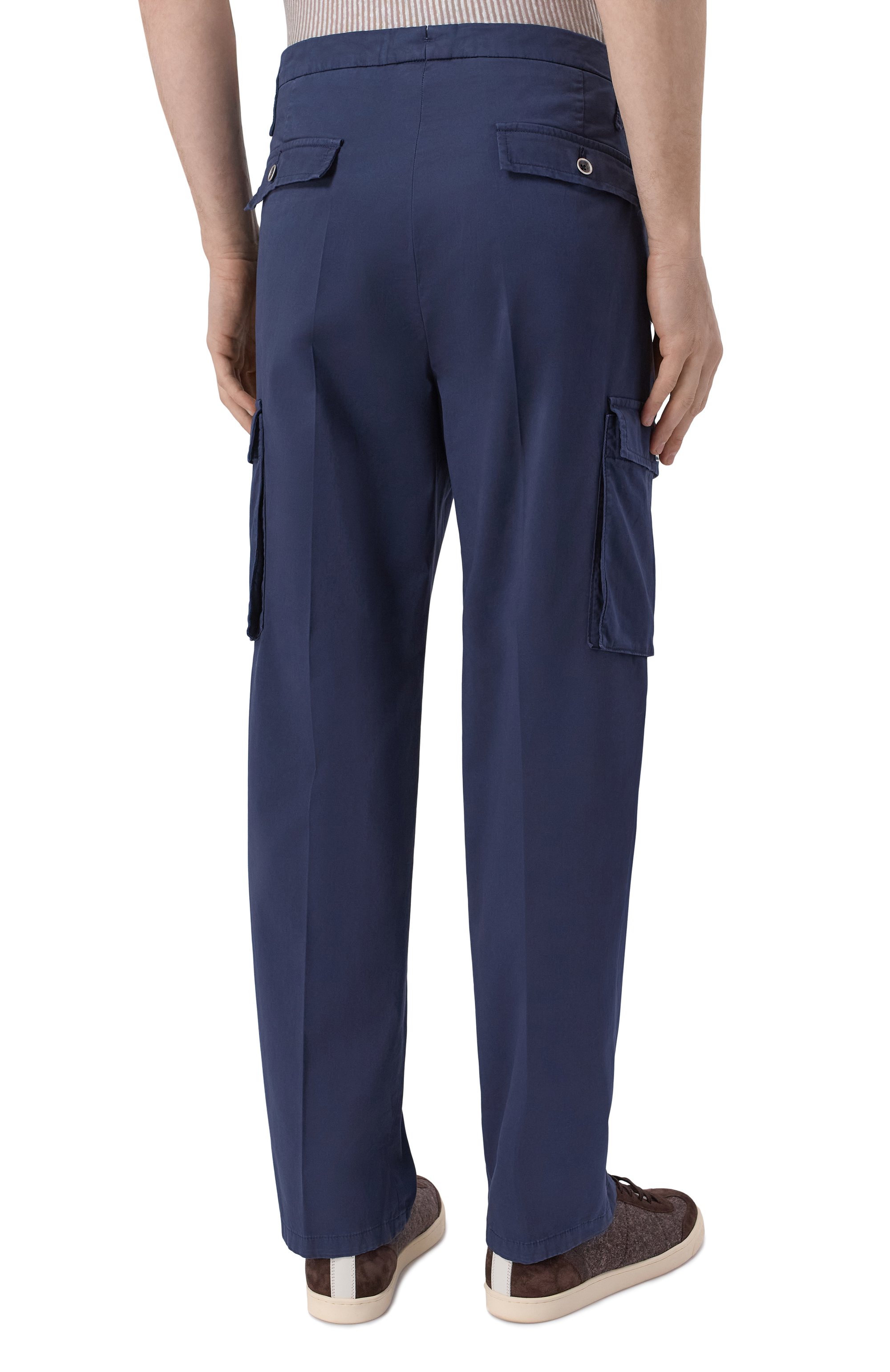 Хлопковые брюки-карго KITON, арт. UP0005K0600H, фото 4