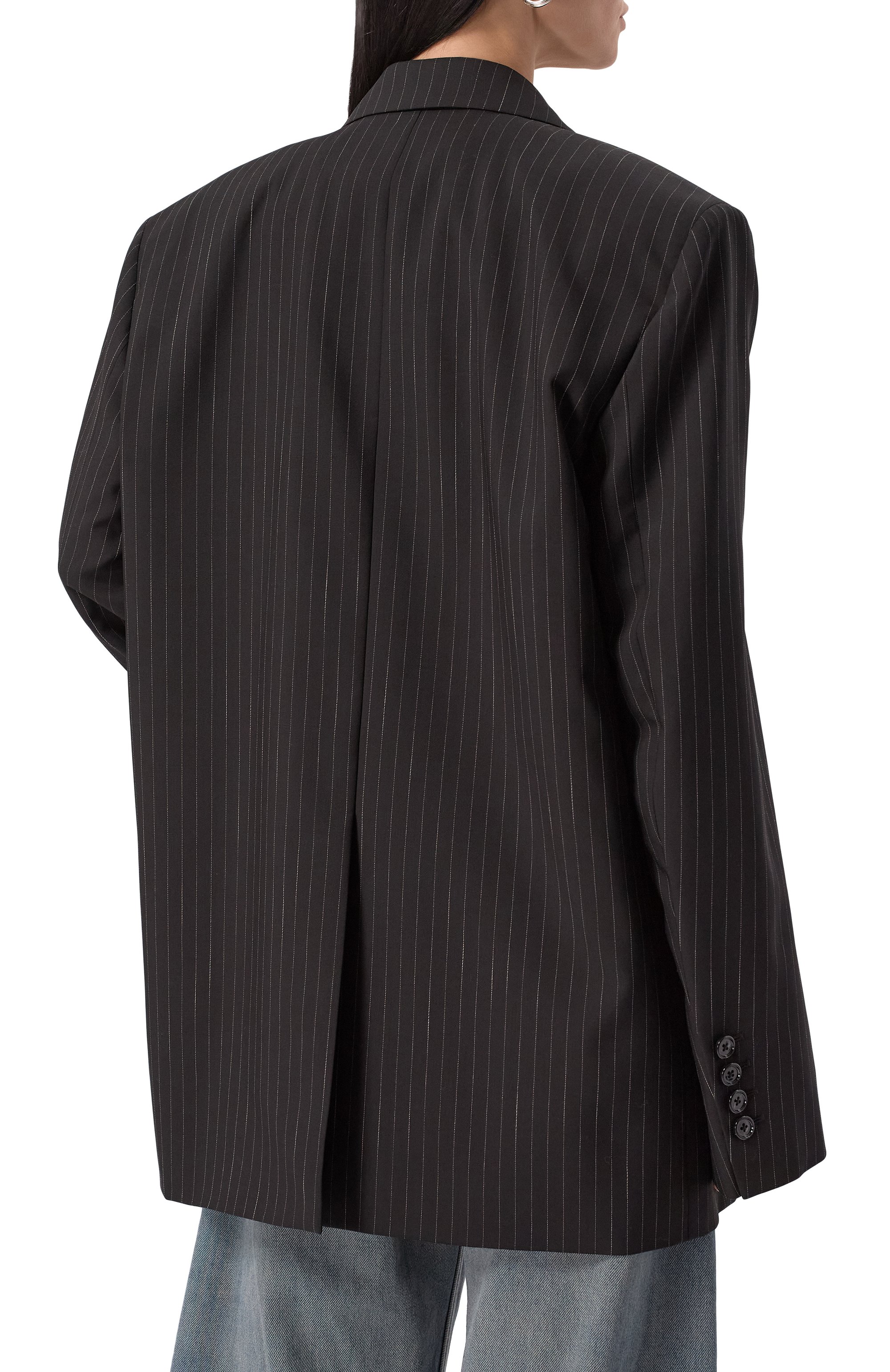 Шерстяной жакет ANN DEMEULEMEESTER, арт. 2402-W-JA15-FA516-D0091, фото 4