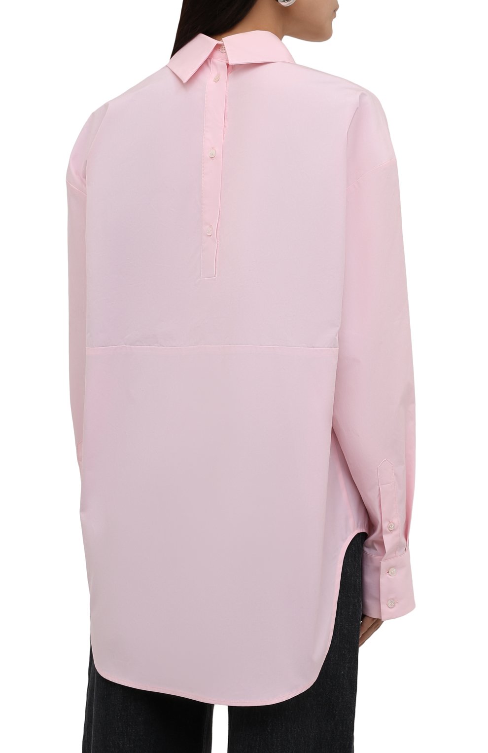 Хлопковая рубашка MSGM, арт. 3141MDE12 217603, фото 4
