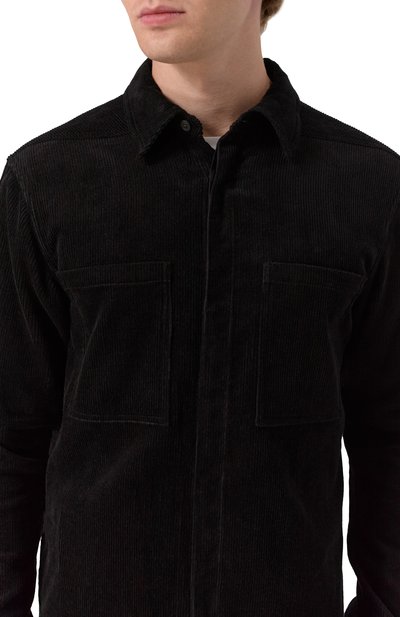Вельвет�овая рубашка RICK OWENS, арт. RU02E1292/MLC9, фото 5