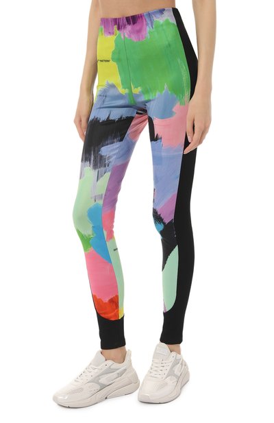 Легинсы OFF-WHITE разноцветного цвета по цене 54800 руб., арт. OWVG060S23JER0018410, фото 3 Легинсы OFF-WHITE, арт. OWVG060S23JER0018410, фото 3