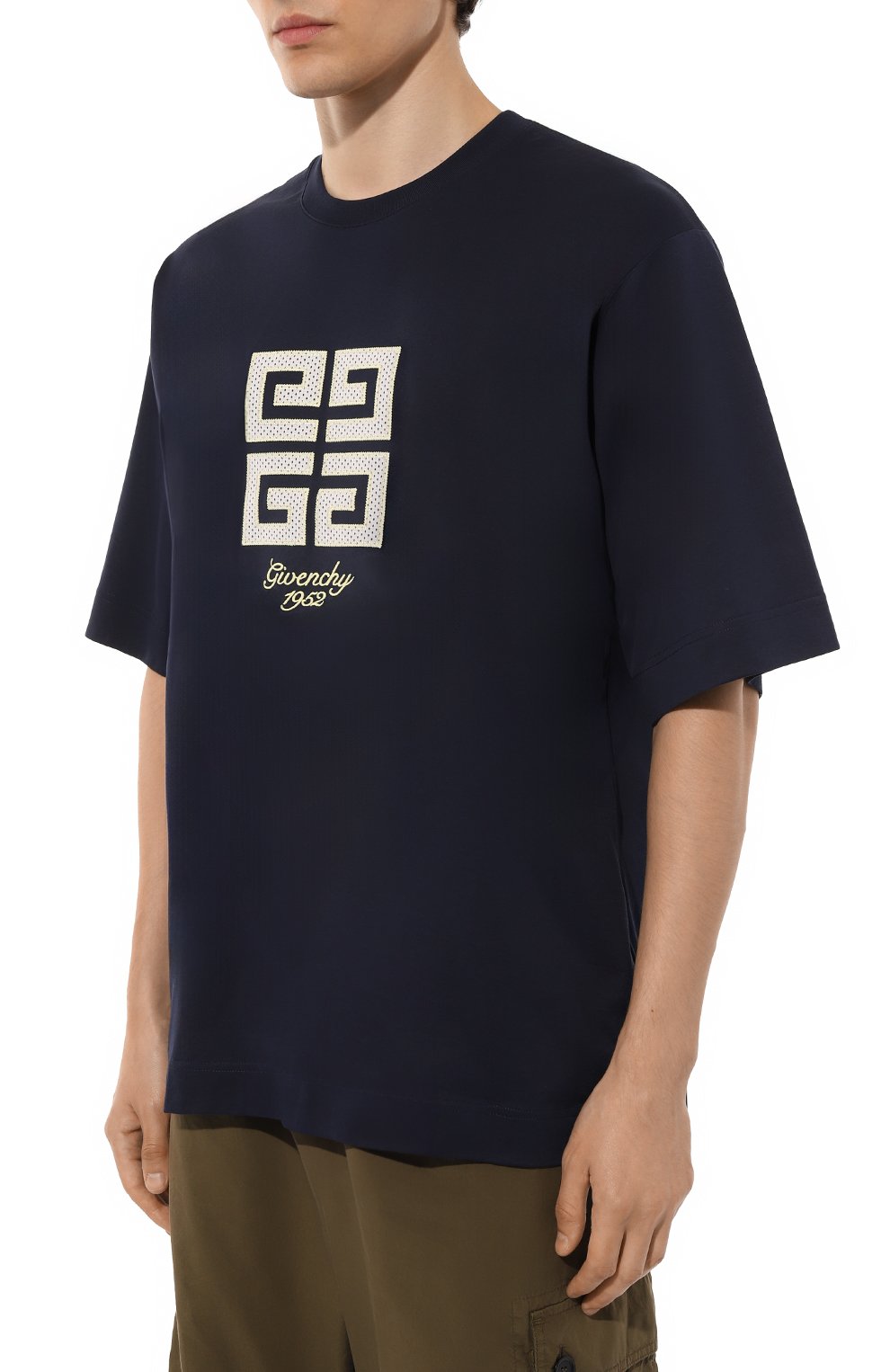 Хлопковая футболка GIVENCHY, арт. BM712H3YMV, фото 3