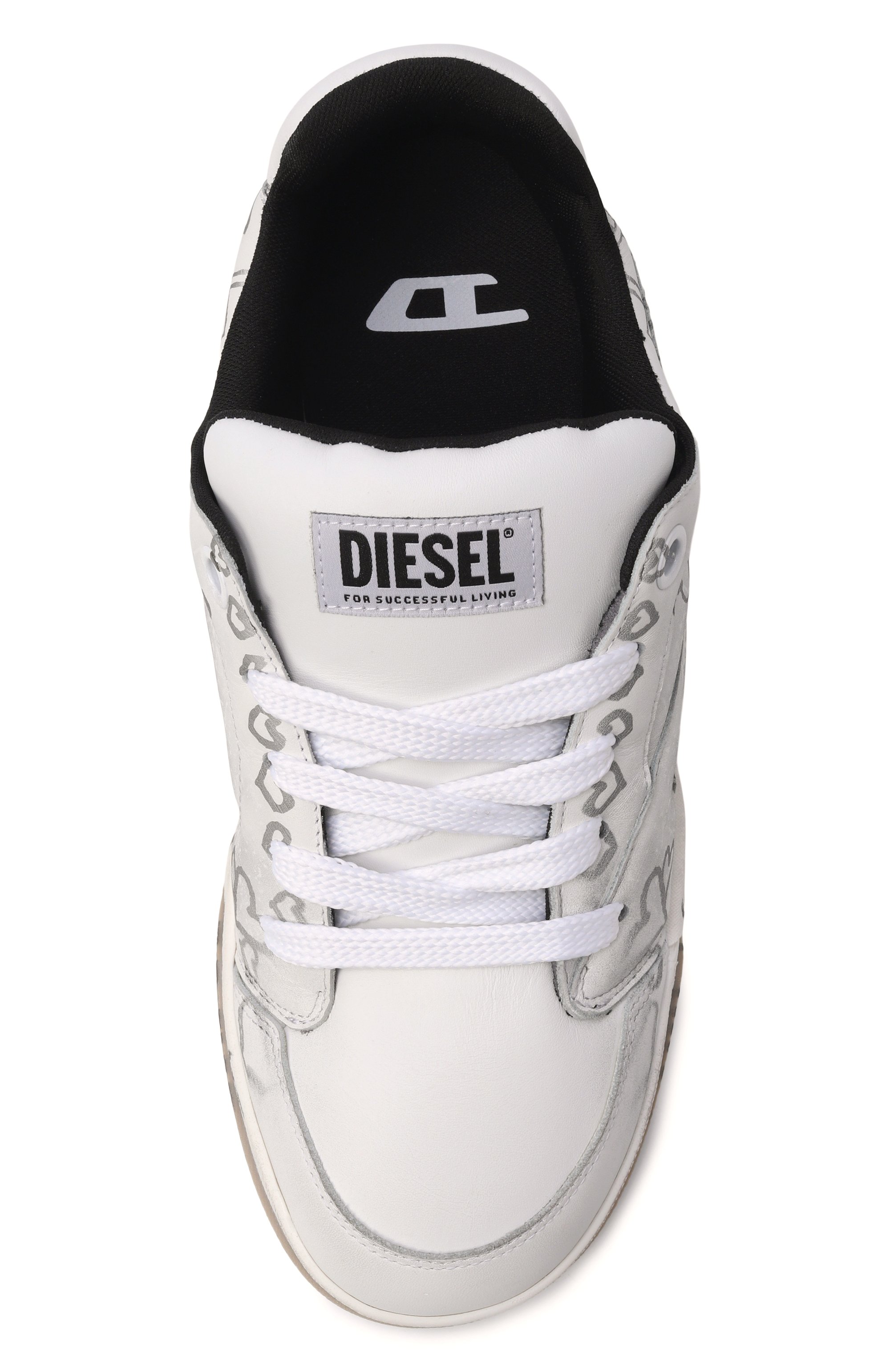 Кожаные кеды s-d-ollie DIESEL, арт. Y03796/P7484, фото 5