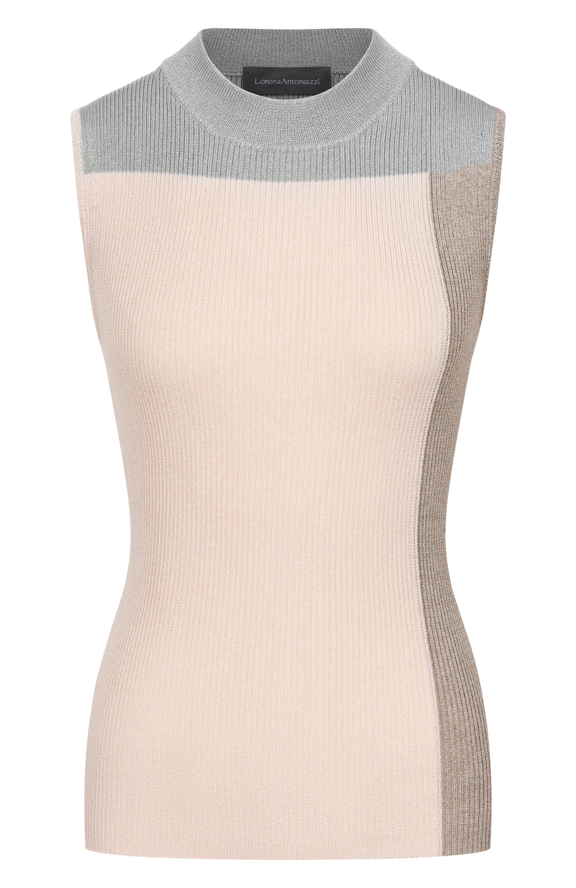 Топ LORENA ANTONIAZZI бежевого цвета по цене 65250 руб., арт. P26129TM39A/2435, фото 1 Топ LORENA ANTONIAZZI, арт. P26129TM39A/2435, фото 1