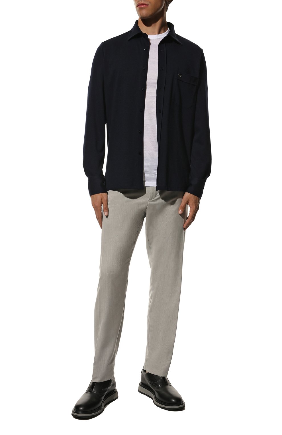 Рубашка из хлопка и кашемира STEFANO RICCI, арт. CJ006526/TE2401, фото 2