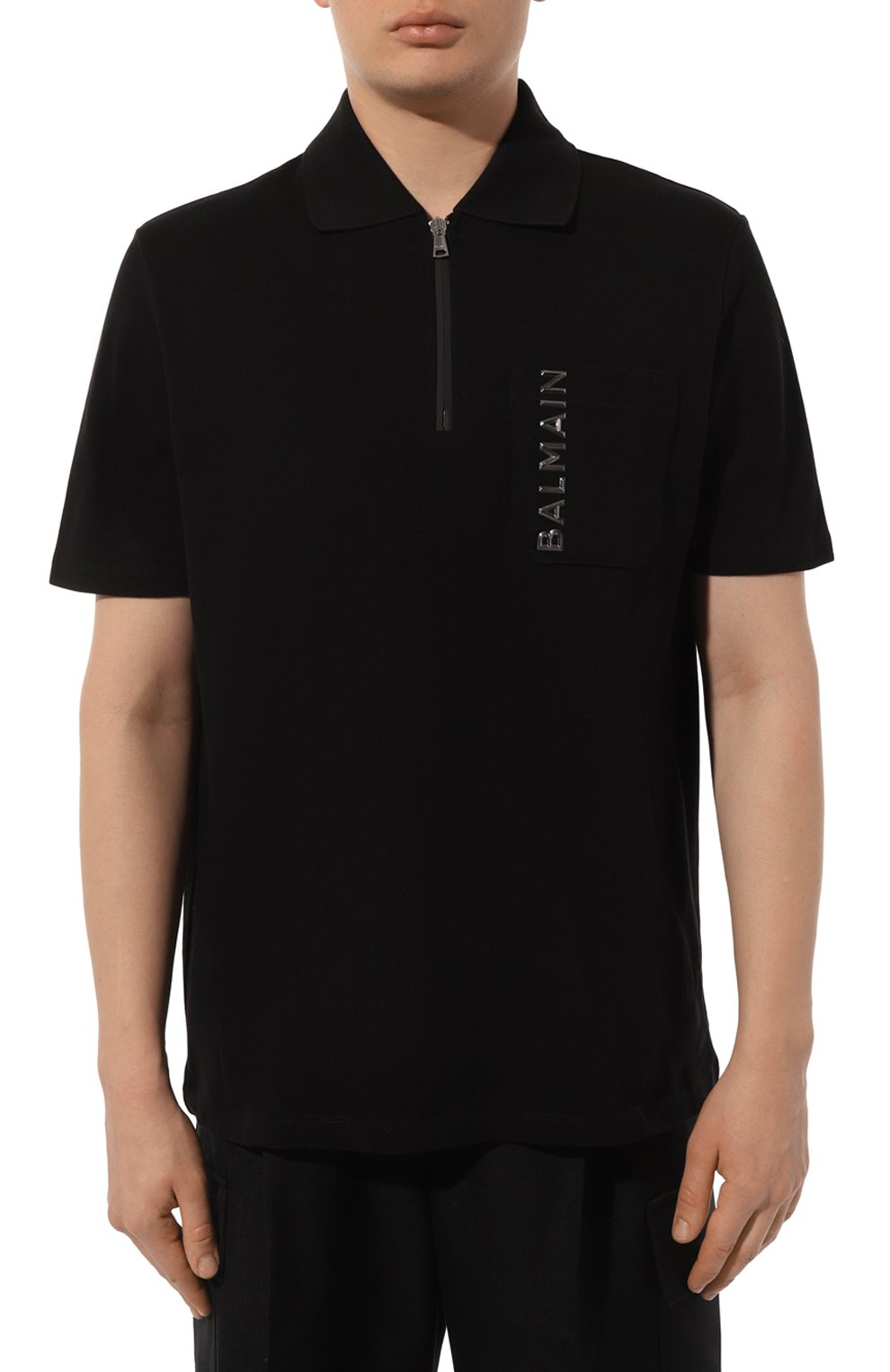 Хлопковое поло BALMAIN, арт. CH1GC030/BC61, фото 3