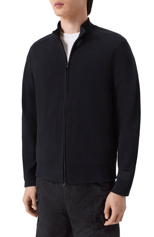 Хлопковый кардиган C.P. Company 20CLKN065A/110578A Чёрный  20CLKN065A/110578A Фото 3