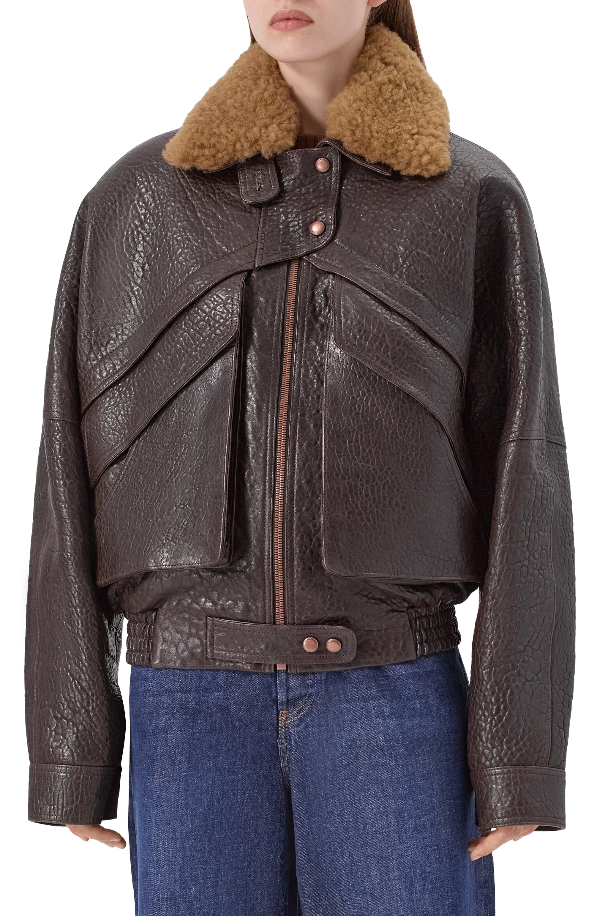 Кожаный бомбер MAGDA BUTRYM, арт. 303924, фото 3