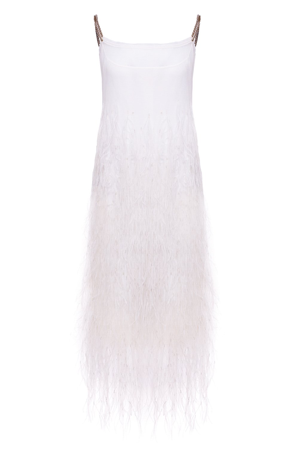 Шелковое платье с отделкой перьями N21, арт. 21E N2S0/H091/5566, фото 1