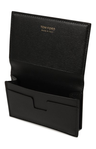 Кожаный футляр для кредитных карт TOM FORD черного цвета по цене 35150 руб., арт. Y0277T/LCL053, фото 3 Кожаный футляр для кредитных карт TOM FORD, арт. Y0277T/LCL053, фото 3