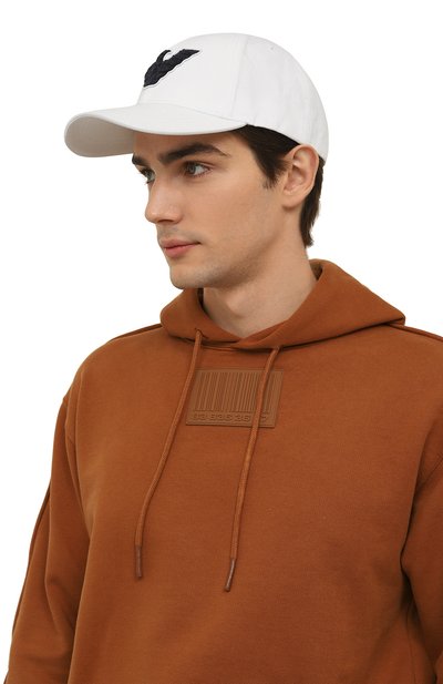 Хлопковая бейсболка EMPORIO ARMANI, арт. 237194/3R496, фото 2