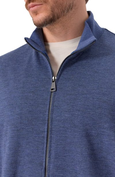 Толстовка из шелка и кашемира ANDREA CAMPAGNA, арт. JACKET/15038, фото 5