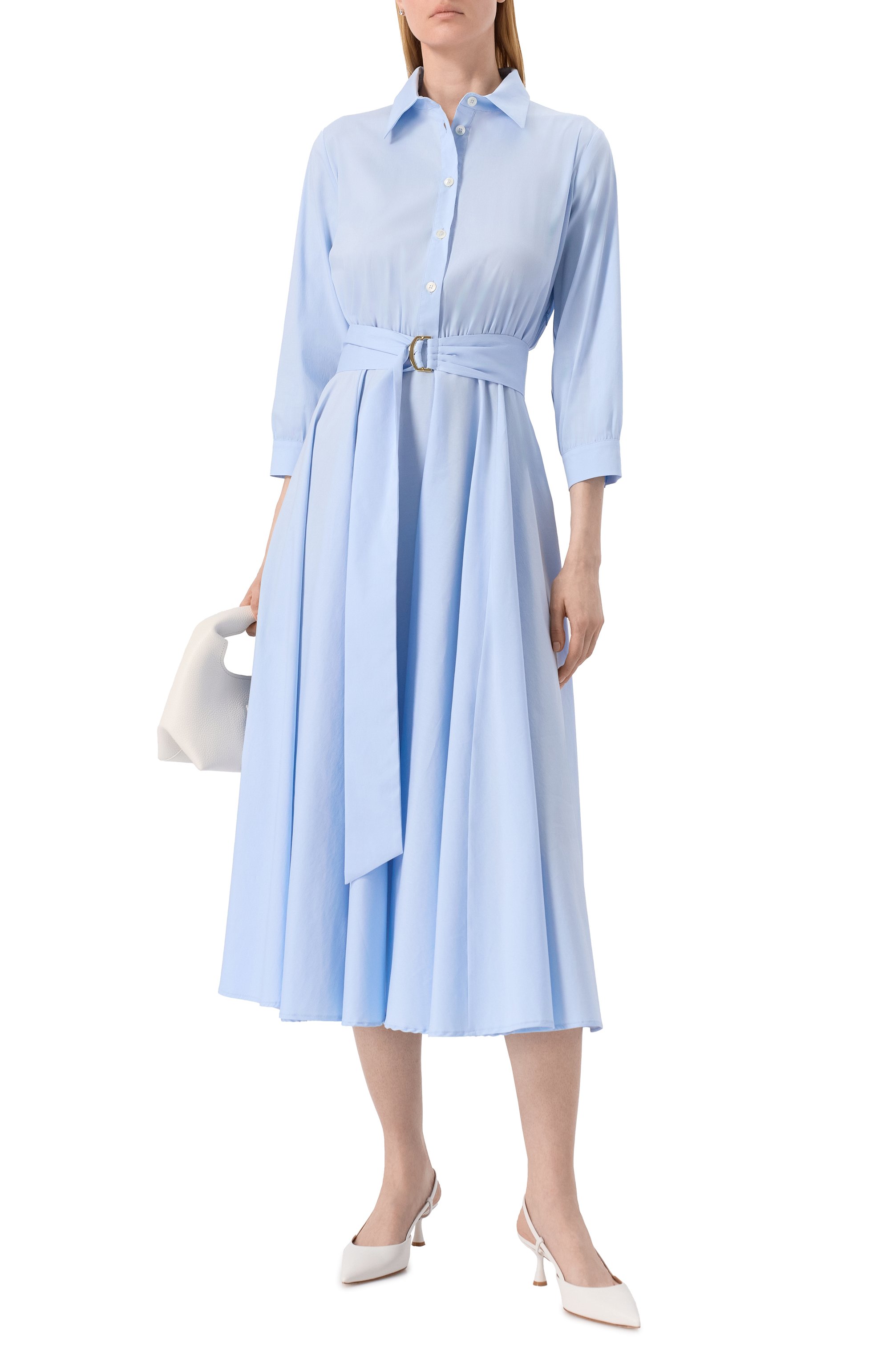 Хлопковое платье PIETRO BRUNELLI, арт. AG2505/C02937, фото 2