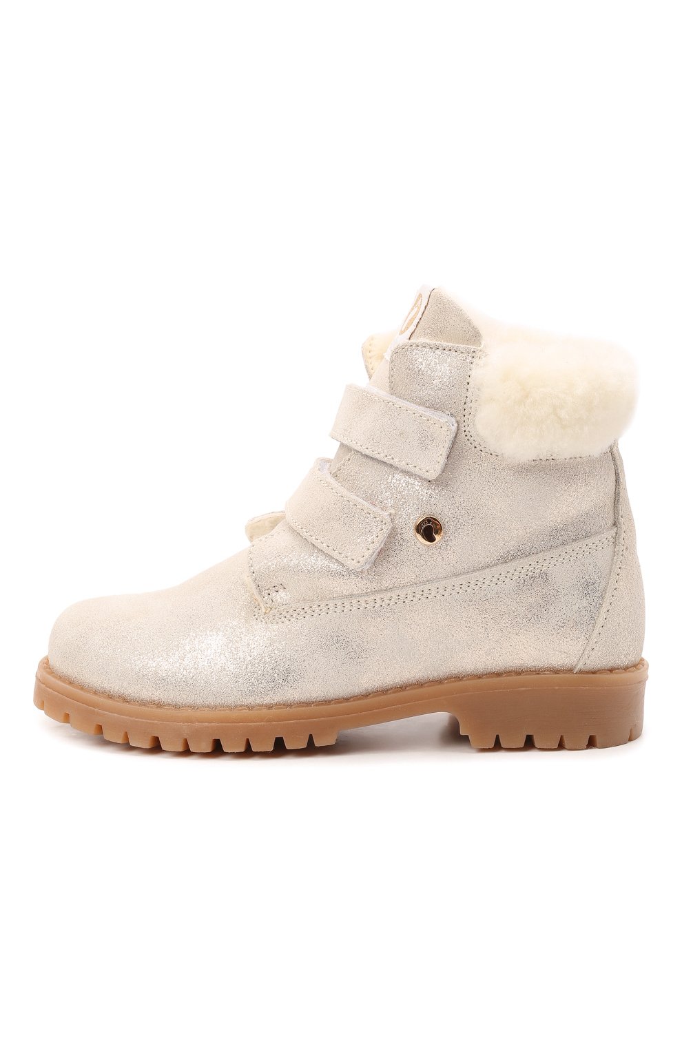 Кожаные ботинки с меховой отделкой WALKEY, арт. Y1A4-40140-0419/25-29, фото 2