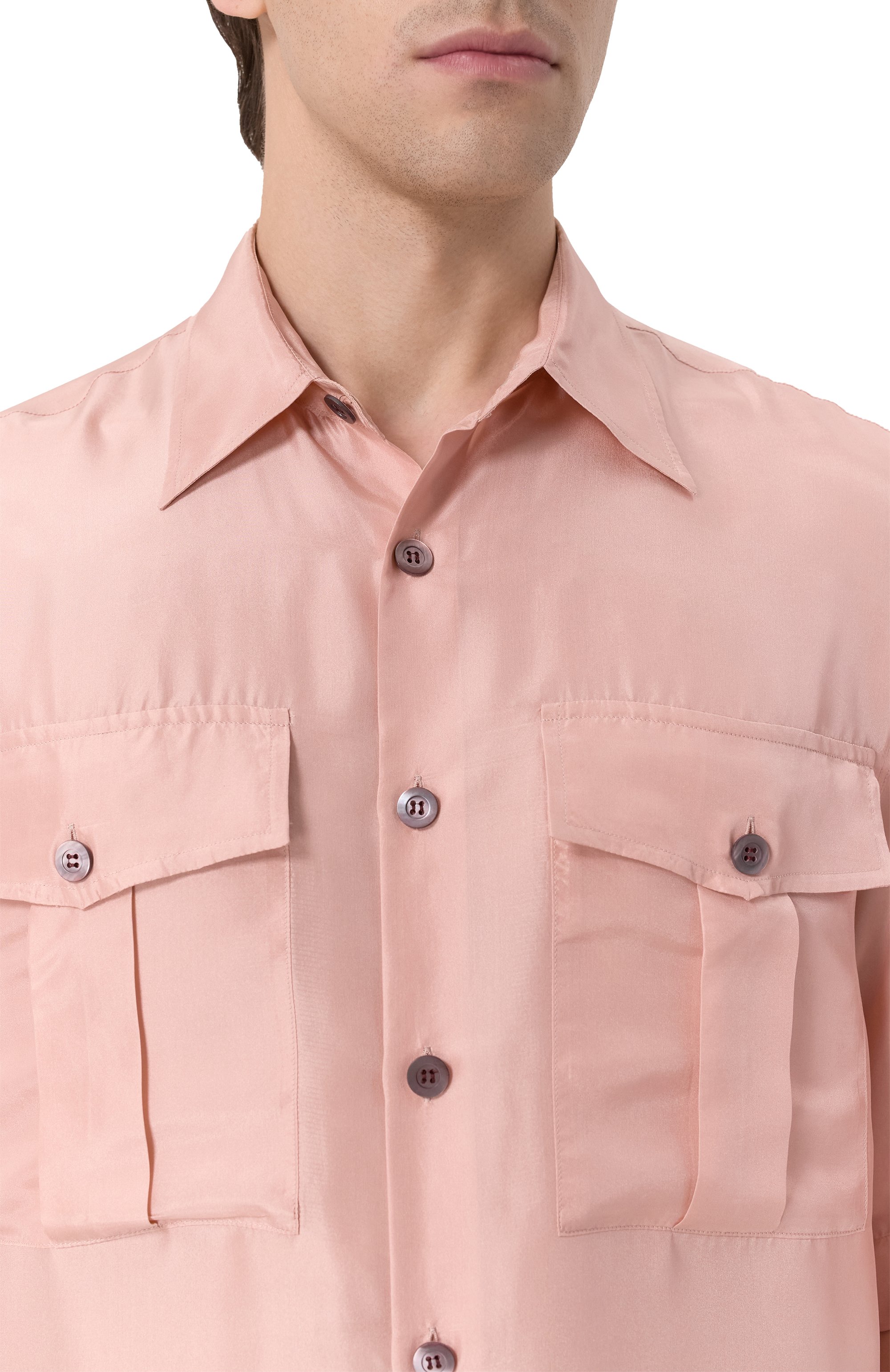 Шелковая рубашка DRIES VAN NOTEN, арт. 251-020706-1198, фото 5