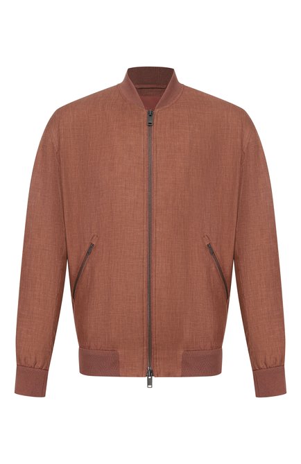 Мужской бомбер изо льна и шерсти MVST, арт. M26.2PM.0008/F098 LINEN RAIN SYSTEM (WITH0UT MEMBR