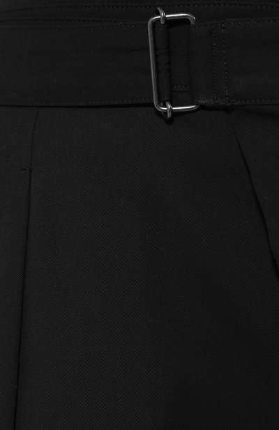 Хлопковые брюки KAZUYUKI KUMAGAI черного цвета по цене 32100 руб., арт. KP91-056, фото 5 Хлопковые брюки KAZUYUKI KUMAGAI, арт. KP91-056, фото 5