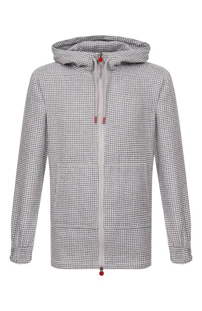 Мужская рубашка изо льна и шелка KITON, арт. UMC010K0631G09