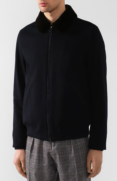 Бомбер из шерсти викуньи с подкладкой из меха норки LORO PIANA, арт. FAI4107/VVIC, фото 3